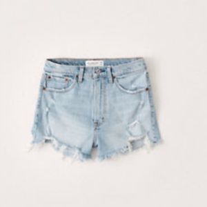 NWOT Abercrombie High Rise Mom Shorts